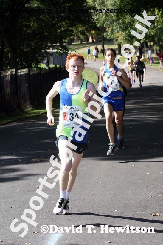Mens under-17s, Northern Road Relays, Blackpool. Photo: David T. Hewitson/Sports for All Pics
